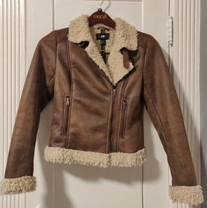 H&M Brown Leather Jacket